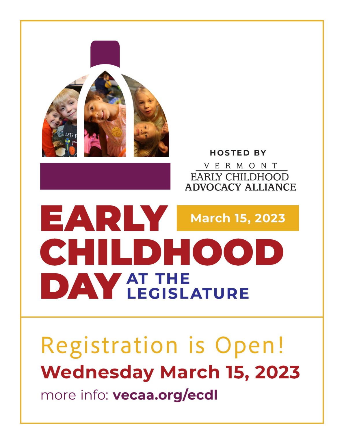 Early Childhood Day at the Legislature Vermont Early Childhood